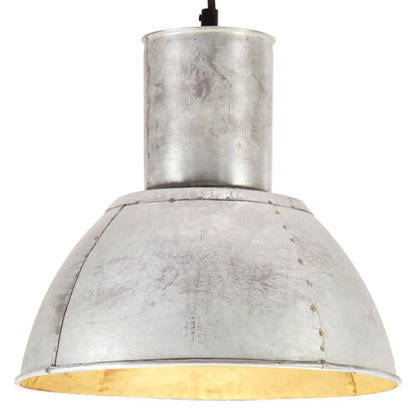 Hanging Lamp | Silver | Iron with silver coating | Medium | Industrial
