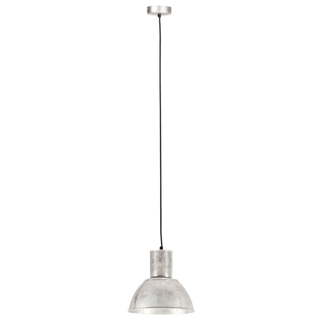Hanging Lamp | Silver | Iron with silver coating | Medium | Industrial