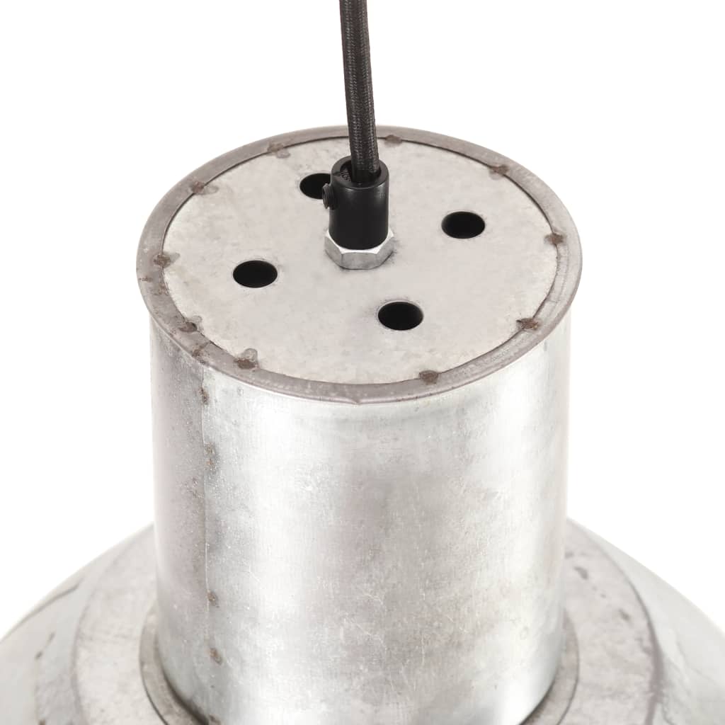 Hanging Lamp | Silver | Iron with silver coating | Medium | Industrial
