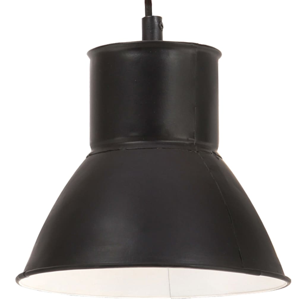 Hanging Lamp | Black | Iron | Medium | Decorative Inlays | Hanging Lamp