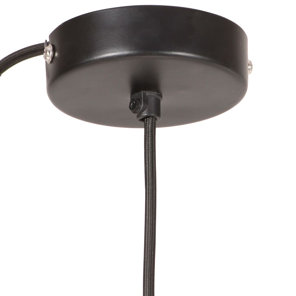 Hanging Lamp | Black | Iron | Medium | Decorative Inlays | Hanging Lamp