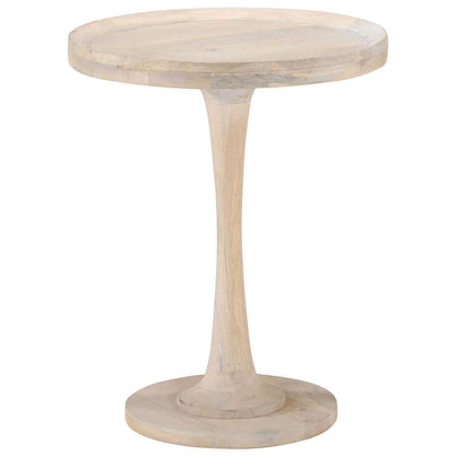 320598 vidaXL Side Table Ø60x75 cm Solid Mango Wood