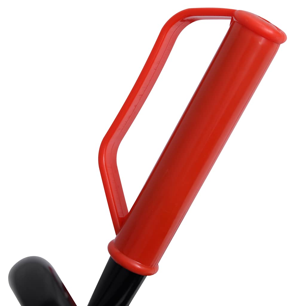 146665 vidaXL Telescopic Hand Trolley 200 kg Black and Red