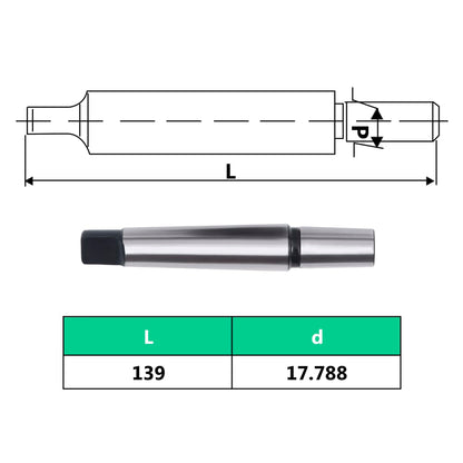 Quick Release Drill Chuck MT2-B18 with 16 mm Clamping Range