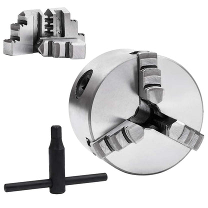 3 Jaw Self-Centering Lathe Chuck 80 mm Steel K11 80