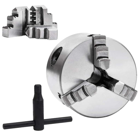 3 Jaw Self-Centering Lathe Chuck 80 mm Steel K11 80