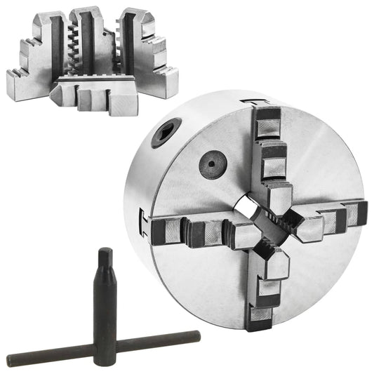 4 Jaw Self-Centering Lathe Chuck 160 mm Steel K12 160