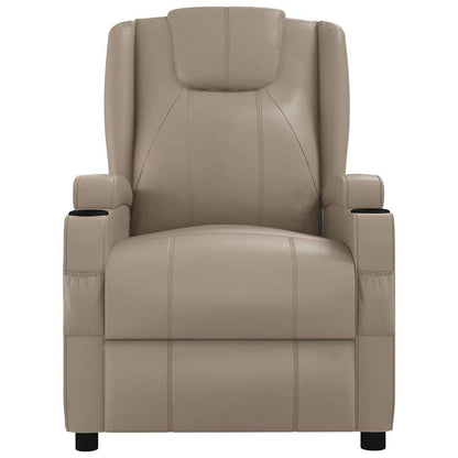 Massage Chair Cappuccino Faux Leather