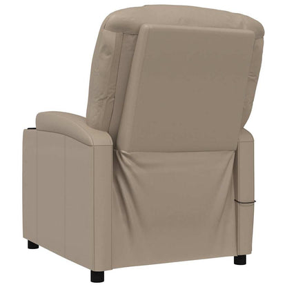 Massage Chair Cappuccino Faux Leather