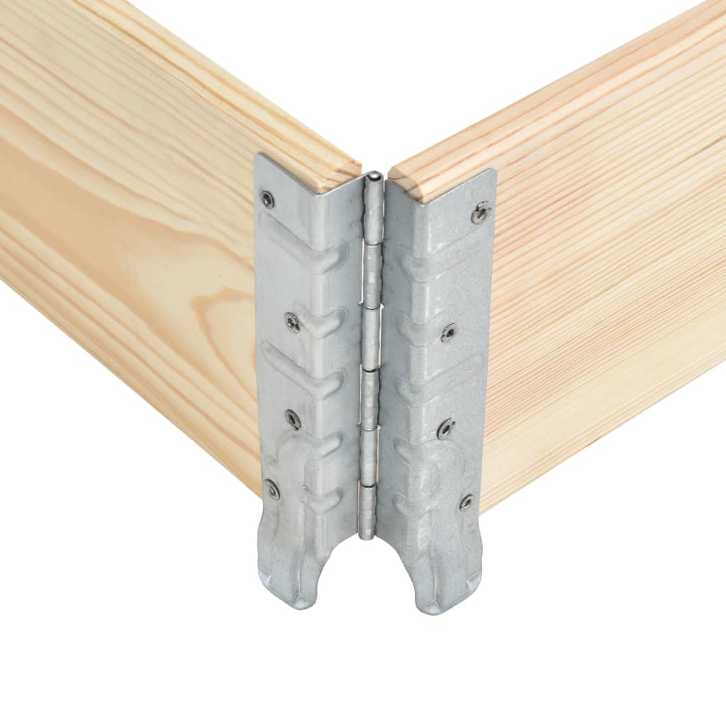 Raised Bed 60x80 cm Solid Pine Wood (310048)