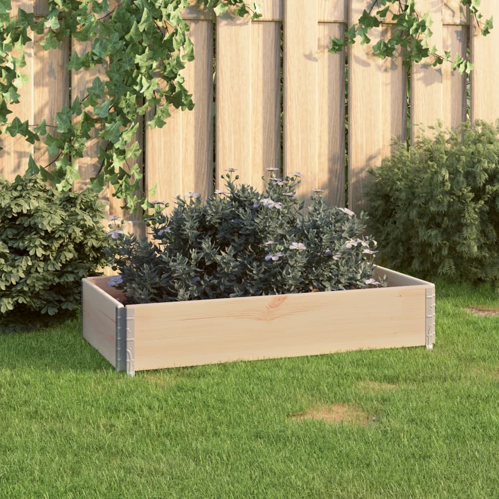 Raised Bed 50x100 cm Solid Pine Wood (310052 )
