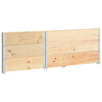 Raised Beds 3 pcs 50x100 cm Solid Pine Wood (310053)