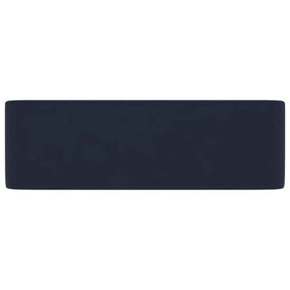 Luxury Wash Basin Matt Dark Blue 41x30x12 cm Ceramic