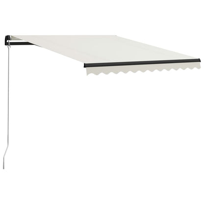 Manual Retractable Awning 300x250 cm Cream