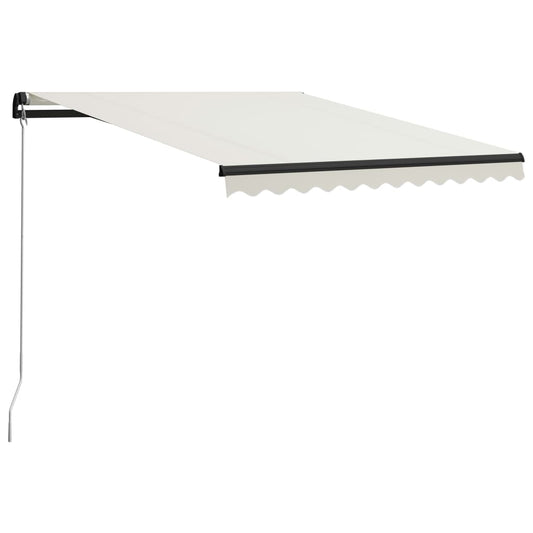 Manual Retractable Awning 300x250 cm Cream