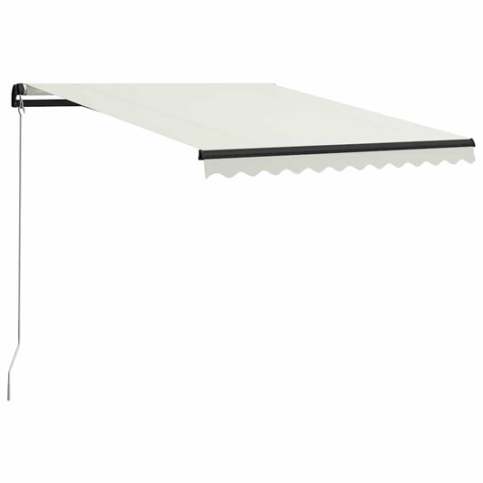 Manual Retractable Awning 300x250 cm Cream