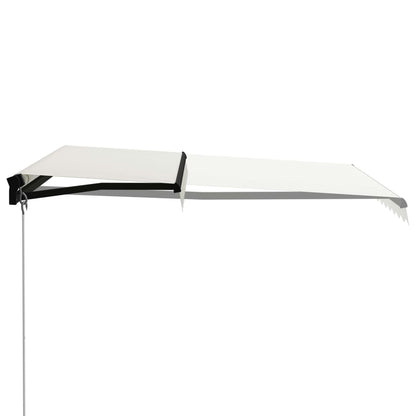 Manual Retractable Awning 300x250 cm Cream