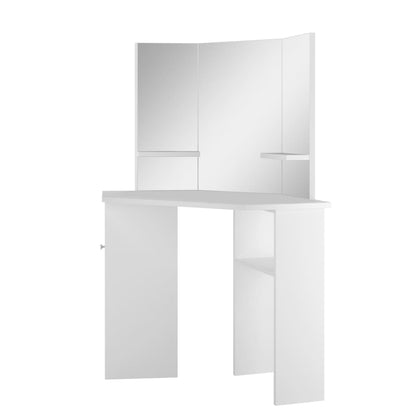 Dresser | White | MDF and Melamine | Compact | Dressing Table