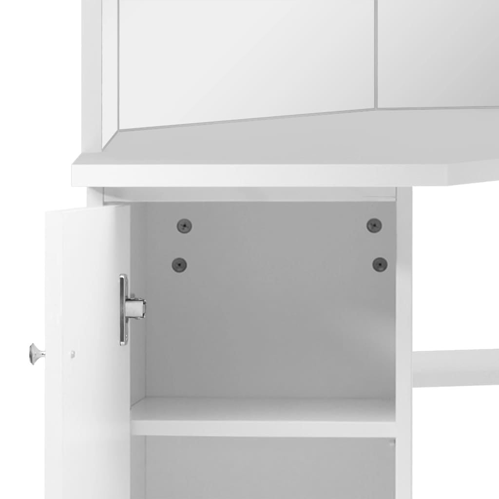 Dresser | White | MDF and Melamine | Compact | Dressing Table