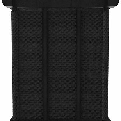 322611 vidaXL 9-Cube Display Shelf with Boxes Black 103x30x107,5 cm Fabric