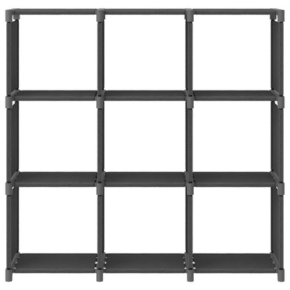 9-Cube Display Shelf Grey 103x30x107.5 cm Fabric