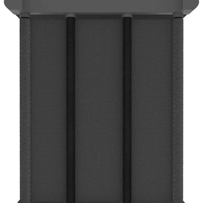 322613 vidaXL 9-Cube Display Shelf with Boxes Grey 103x30x107,5 cm Fabric