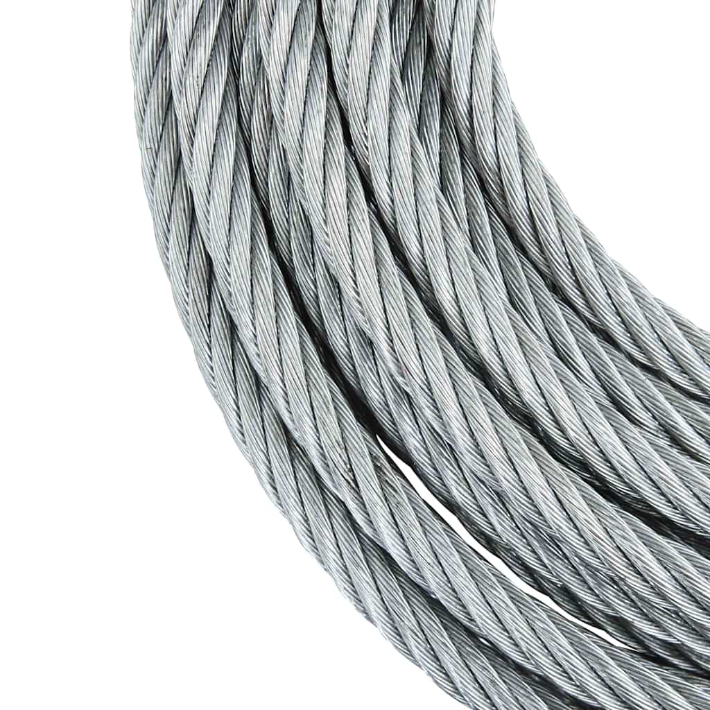 146676 vidaXL Wire Rope Cable 3200 kg 20 m