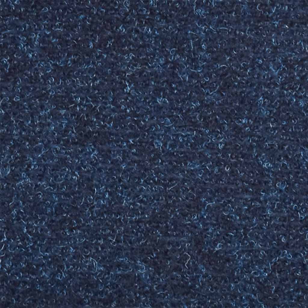 Stair Mats Self-adhesive 15 pcs 65x21x4 cm Navy Half Round Large