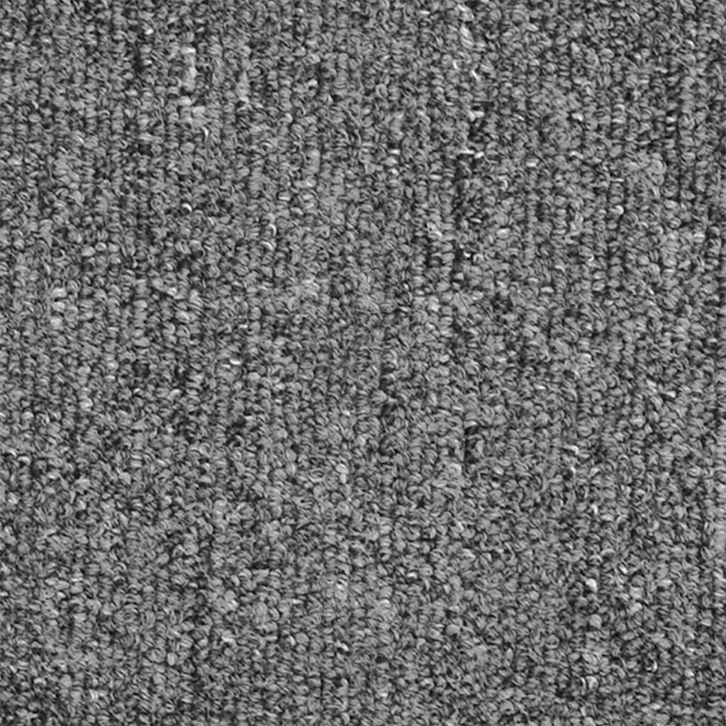 Stair Mats 15 pcs 65x24x4 cm Dark Grey Half Round Large