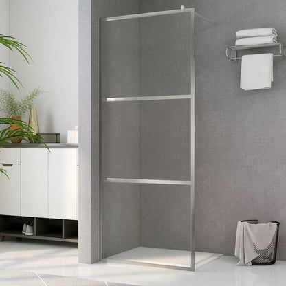 Shower screens Silver 90 x 195 cm Glass and Aluminium