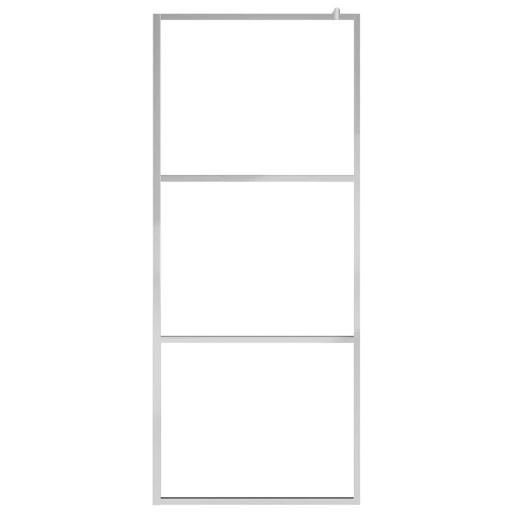 Shower screens Silver 80 x 195 cm Glass and Aluminium