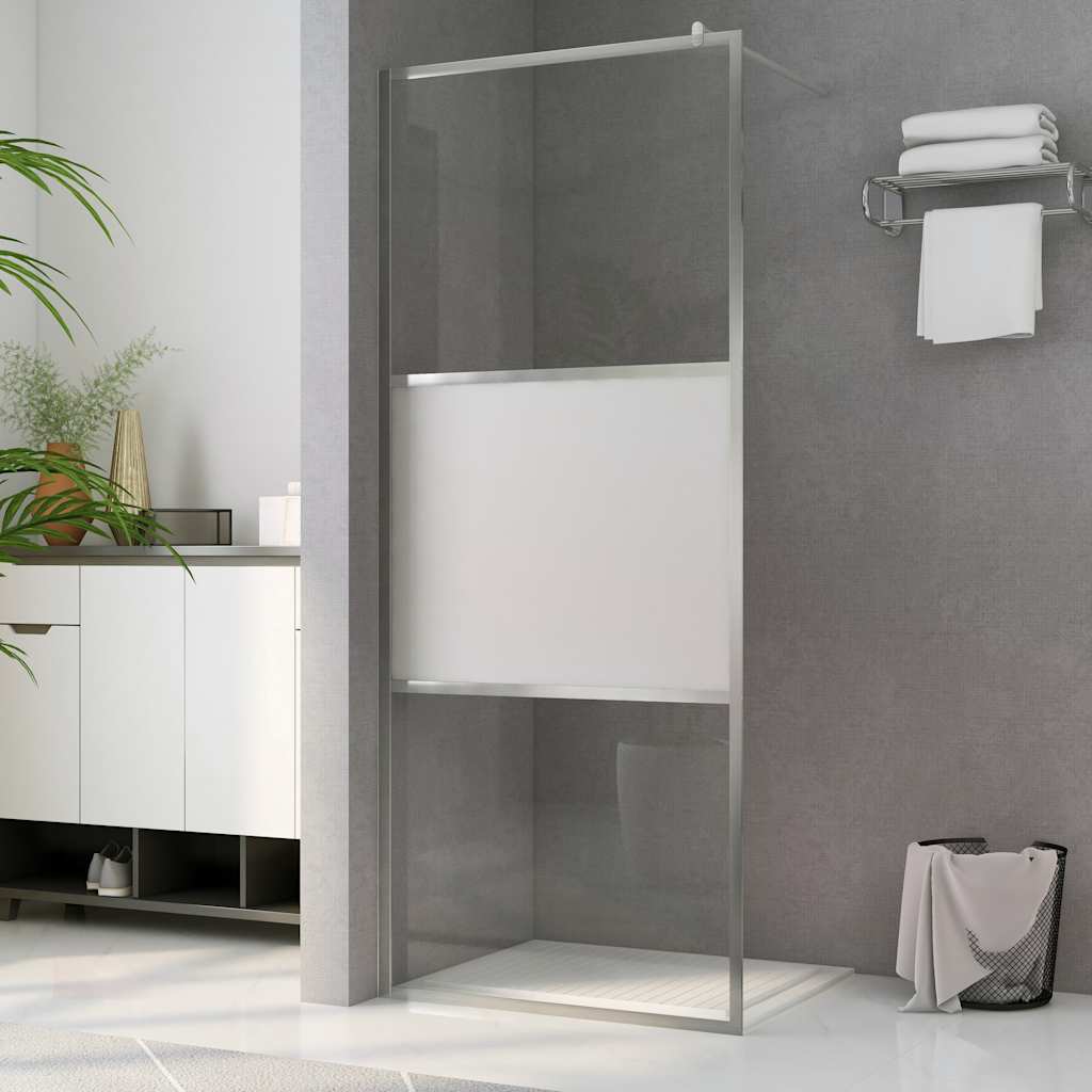 Shower screens Silver 80 x 195 cm Glass and Aluminium