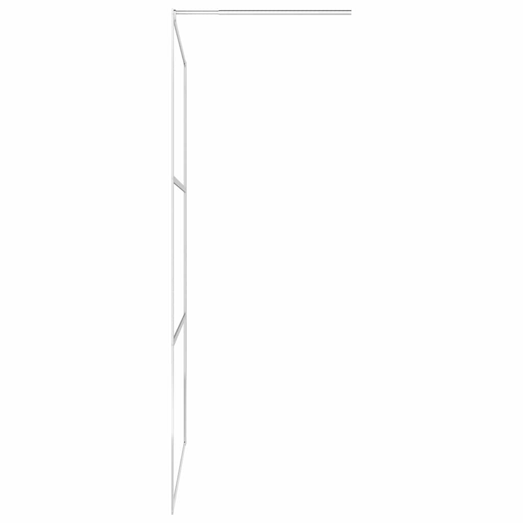 Shower screens Silver 90 x 195 cm Glass and Aluminium