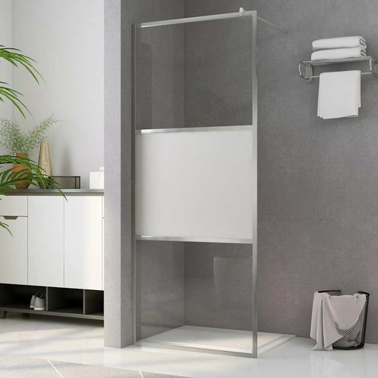 Shower screens Silver 90 x 195 cm Glass and Aluminium