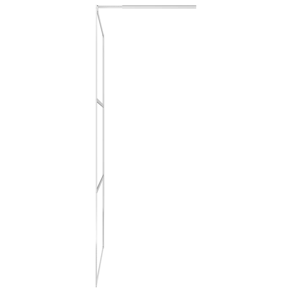 Shower screens Silver 100 x 195 cm Glass and Aluminium