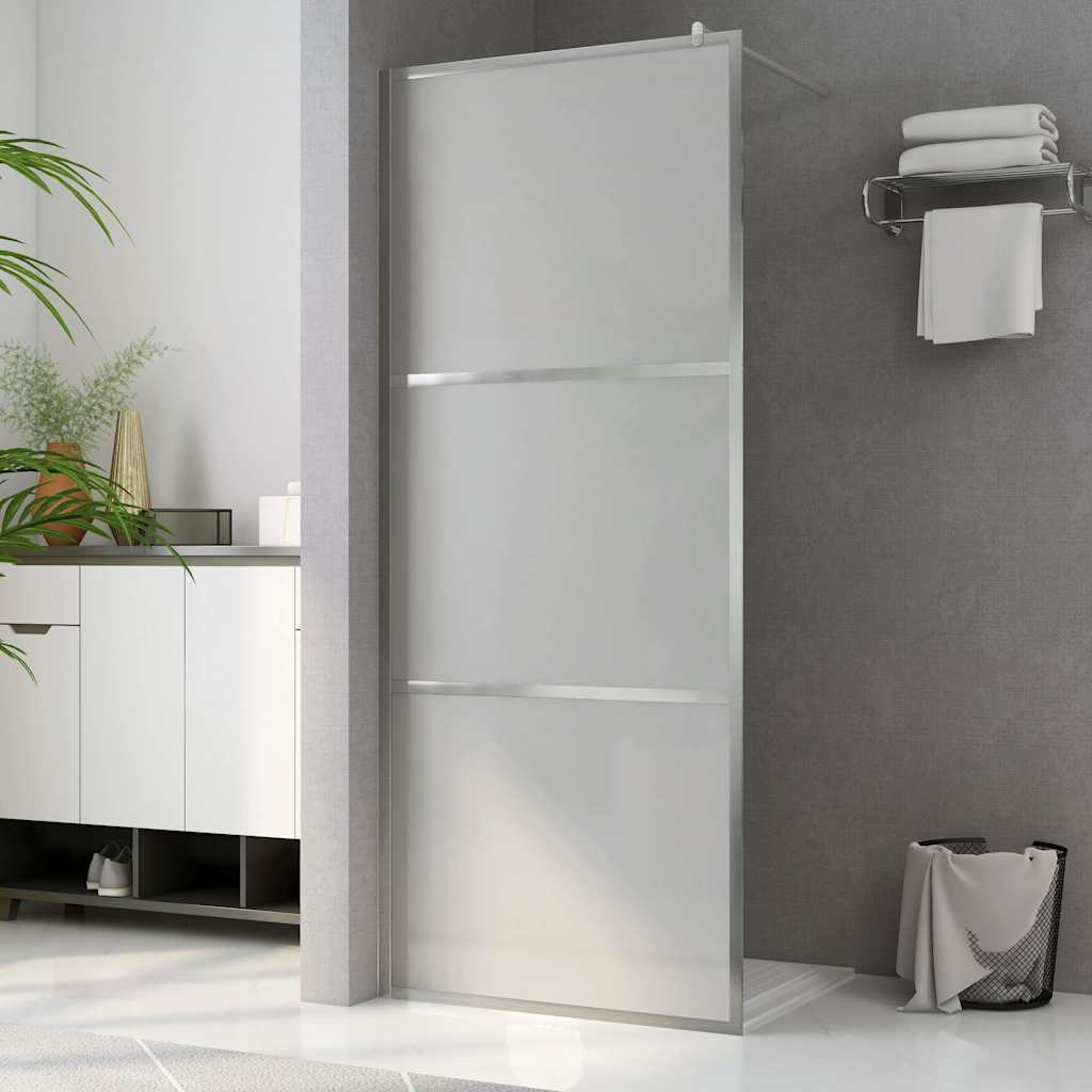 Shower screens Silver 100 x 195 cm Glass and Aluminium