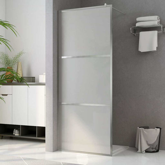 Shower screens Silver 100 x 195 cm Glass and Aluminium