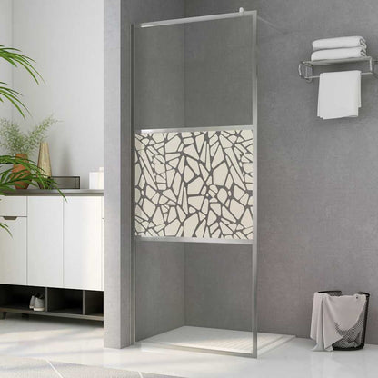 Shower screens Silver 90 x 195 cm Glass and Aluminium