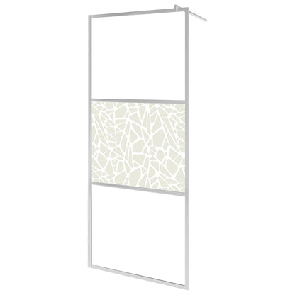 Shower screens Silver 100 x 195 cm Glass and Aluminium