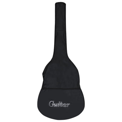 Classical Guitar for Beginner and Kid with Bag 1/2 34" displayed alongside its lightweight black carrying bag.