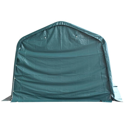 Removable Livestock Tent PVC 550 g/m² 3.3x6.4 m Dark Green