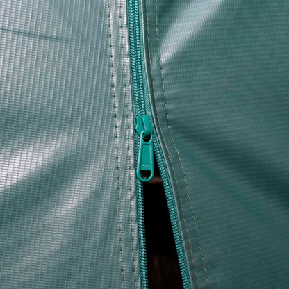 Removable Livestock Tent PVC 550 g/m² 3.3x16 m Dark Green
