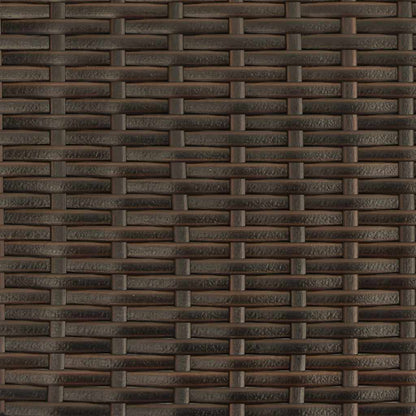 Stackable Outdoor Chairs 6 pcs Poly Rattan Brown