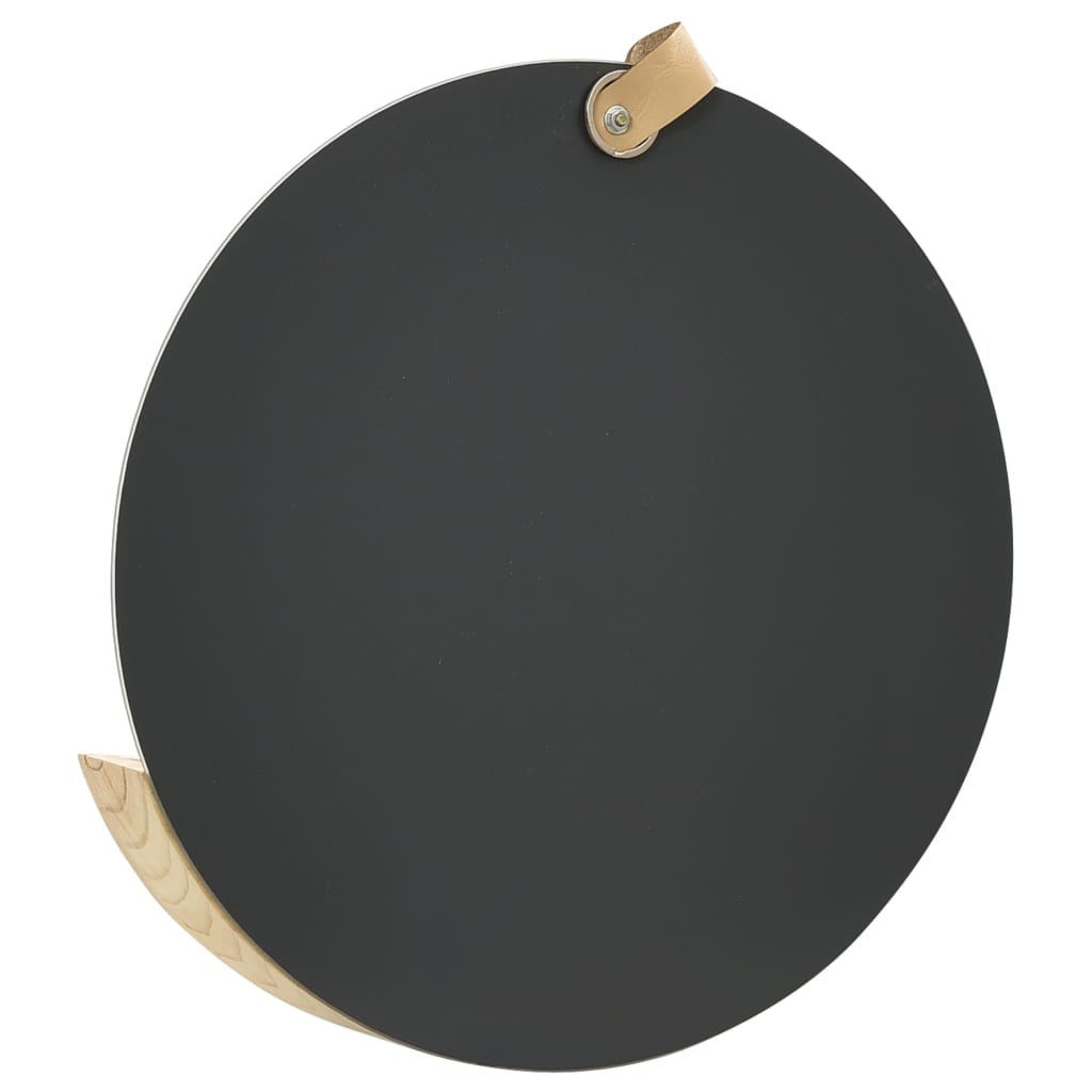 Wall Mirror Solid Pinewood 35 cm
