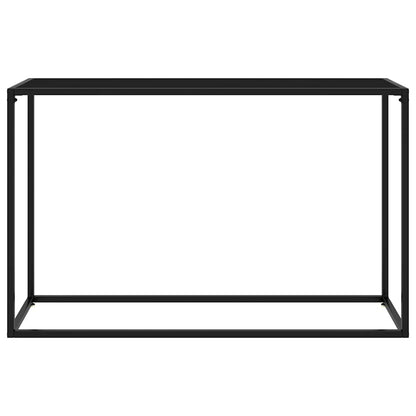 322816 vidaXL Console Table Black 120x35x75 cm Tempered Glass