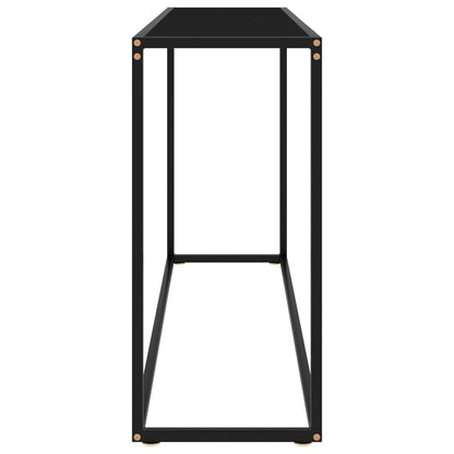 Console Table | Black | Tempered glass, powder-coated steel | Medium