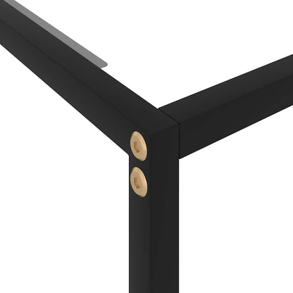 322831 vidaXL Console Table Transparent 80x35x75 cm Tempered Glass