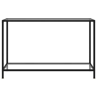 322839 vidaXL Console Table Transparent 120x35x75 cm Tempered Glass