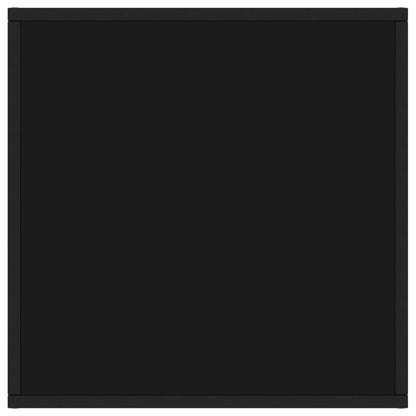 Coffee Table | Black | Tempered glass | 60x60x35 cm | Durable