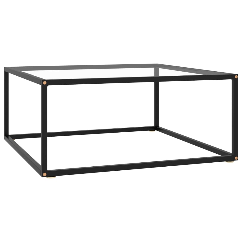 Coffee Table | Black and transparent